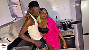 housewife's kitchen turns slippery from unexpected wet outburst