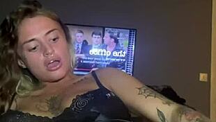 slutty goth slut fingers huge tits and ass after college classes