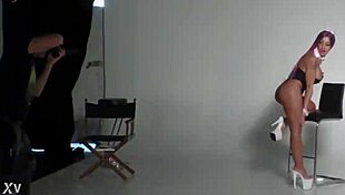 omg the photographer bends over horny bunny model fucks her deep with monster cock cowgirl cum 😍💦