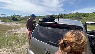 emo latina nerds drive to woods for interracial anal pov putaria