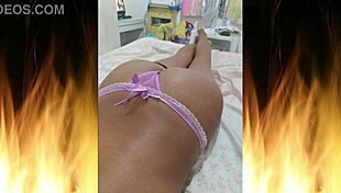 Pretty curly haired latina housewife jade flashes juicy shaved pussy in fishnets for cash