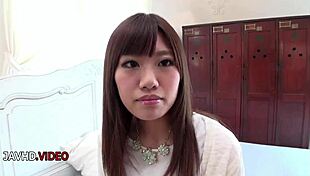 check out chisa hoshino's shaved pussy taking intense hardcore fingering and blowjob