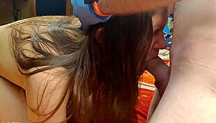 girl next door's face massage turns into deepthroat gargantuan cock gagging frenzy 💦😩