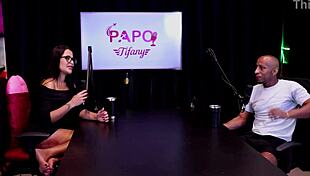 that naughty mulata babe slurps on negro's huge dick like a pro in sheer red lingerie