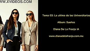 University girl Diana from the strip dances seductively at the nightclub turning heads in the crowd