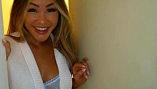 hey, watch this cuckold guide his asian wife to deepthroat a stranger