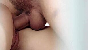 mary rock teases her lover before romantic cowgirl ride and cum