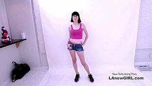 gorgeous brunette fucked hard daddy style on sofa audition?