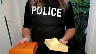 Miami Cops Raid Aliens' Apartment and Pound Petite Ebony Midget Before Deportation!