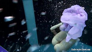 hey aneta, those big tits look amazing in your purple dress floating in the pool