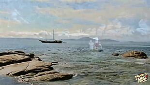 Three Random Guys Extremely Hard Fucked Blonde Big Ass Bitch Bent Over Beach