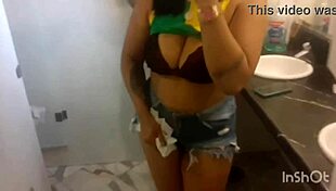 no clients so we banged security in bathroom