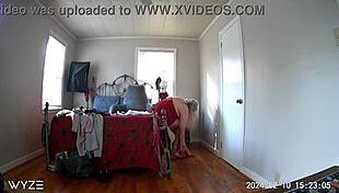 stepmom tries new clothes from shopping then fingers pussy to orgasm on hidden cam