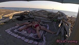 Stepdad drags me to nudist beach groping my pussy publicly then fucks me hard in front of strangers part 2