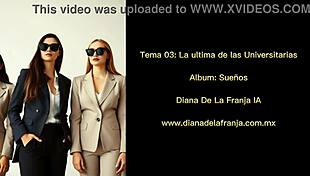 University girl Diana from the strip dances seductively at the nightclub turning heads in the crowd