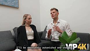 Nata Gold heads to wrong casting but ends up pussy pounded by old man