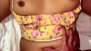 arab housewife bent over bedroom, fat brunette milf's big ass takes husband's monster cock doggystyle