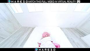 anna saotome's gentle vr sex reveals her horny japanese ass in cosplay uniform