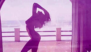 Damn, sexy Asian milf Angel Constance poses hot stripping natural tits!?