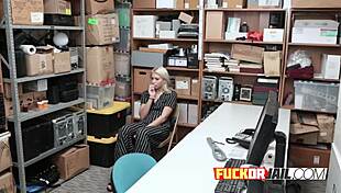 heart pounding as randy guard spies petite teen bending over for hidden cam doggystyle pounding