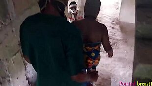 two big cocks pamper big ass wife backyard erotic threesome