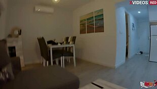 Stepmom helps beloved stepson. Tell where it hurts for anal.