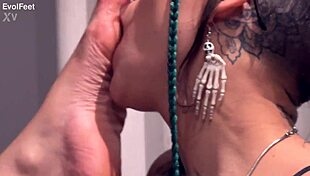 come lick and suck my perfect pretty toes deep while i gag on vibrator and cum hard