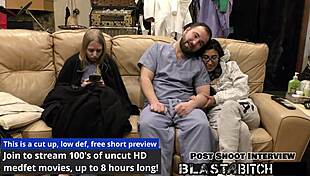 jasmine rose's latex thighs blasted with cum in pov doggystyle