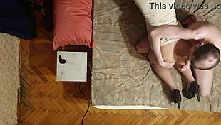 Sasha's Ass Gapes Wide on Dildo for Mistress Anastasia!