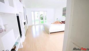 Stepmom tricked into horny blowjob by sneaky stepson pussy pounding