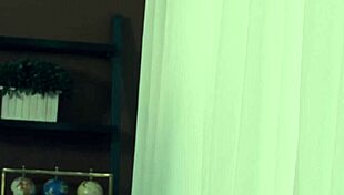 Petite babe courier arrives for strapon banging by latina lesbian client