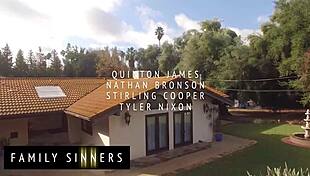 wanna see hot babe strip then ride stepcousin's monster cock doggystyle?