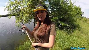 i sneak fucked this french girl's huge naturals right in her boyfriend's tent