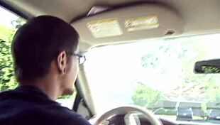 Brunette Milf Mom Licks Boy's Cock Before Deep Riding Fuck