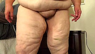 plump milf moans loud risking stepson catch during rough creampie