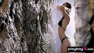 Steamy Ukrainian Vi Shy Strips Bare Revealing Her Dripping Wet Pussy Closeup