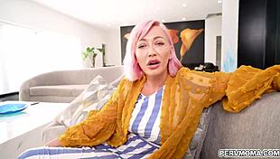 Adira Allure jerks raging cock for Allen Swift in hot session