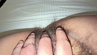 hey hot indian milf with big tits plays her hairy pussy so horny