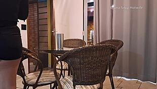 bruna silva hotwife gets ready for black bull at home