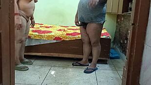 desi wife so horny for cock but hubby's out... hidden cam catches her riding friend's monster dick to orgasm