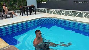 Silvana Lee seduces you with her sexy pool body!