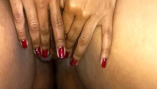 horny stepdaughter fingers her tight pussy solo to huge orgasm