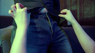 guy drenches wife in piss then rams her ass deep with huge cock to mouth.