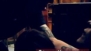 Aidra Fox first time extreme bdsm pussy insertions with bound domination toys