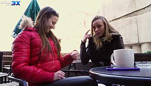 Angel Emily endures Mike Angelo rough anal pounding one night