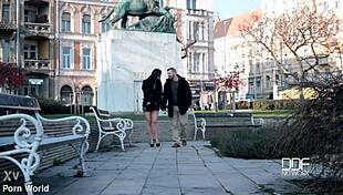 teen 18+ sucks cock hard all the way from elevator up to bedroom