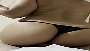 gorgeous wedded secretary strips for boss raise pov