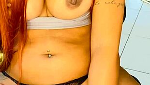 Redhead insta babe roseredvip spreads for intense pussy lick and muff dive cunilingus