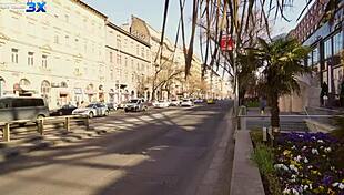 Angel Emily endures Mike Angelo rough anal pounding one night