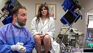 become doctor-tampa giving human guinea pig sophia valentina mandatory hitachi orgasms in hospital